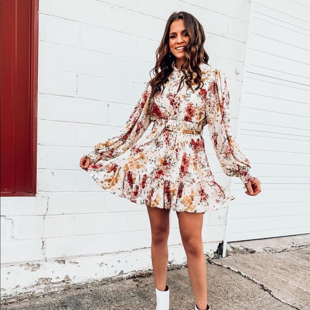 CHICWISH FLORAL DRESS